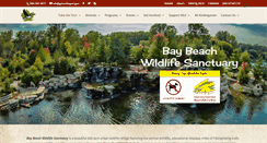 Desktop Screenshot of baybeachwildlife.com