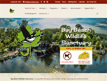 Tablet Screenshot of baybeachwildlife.com